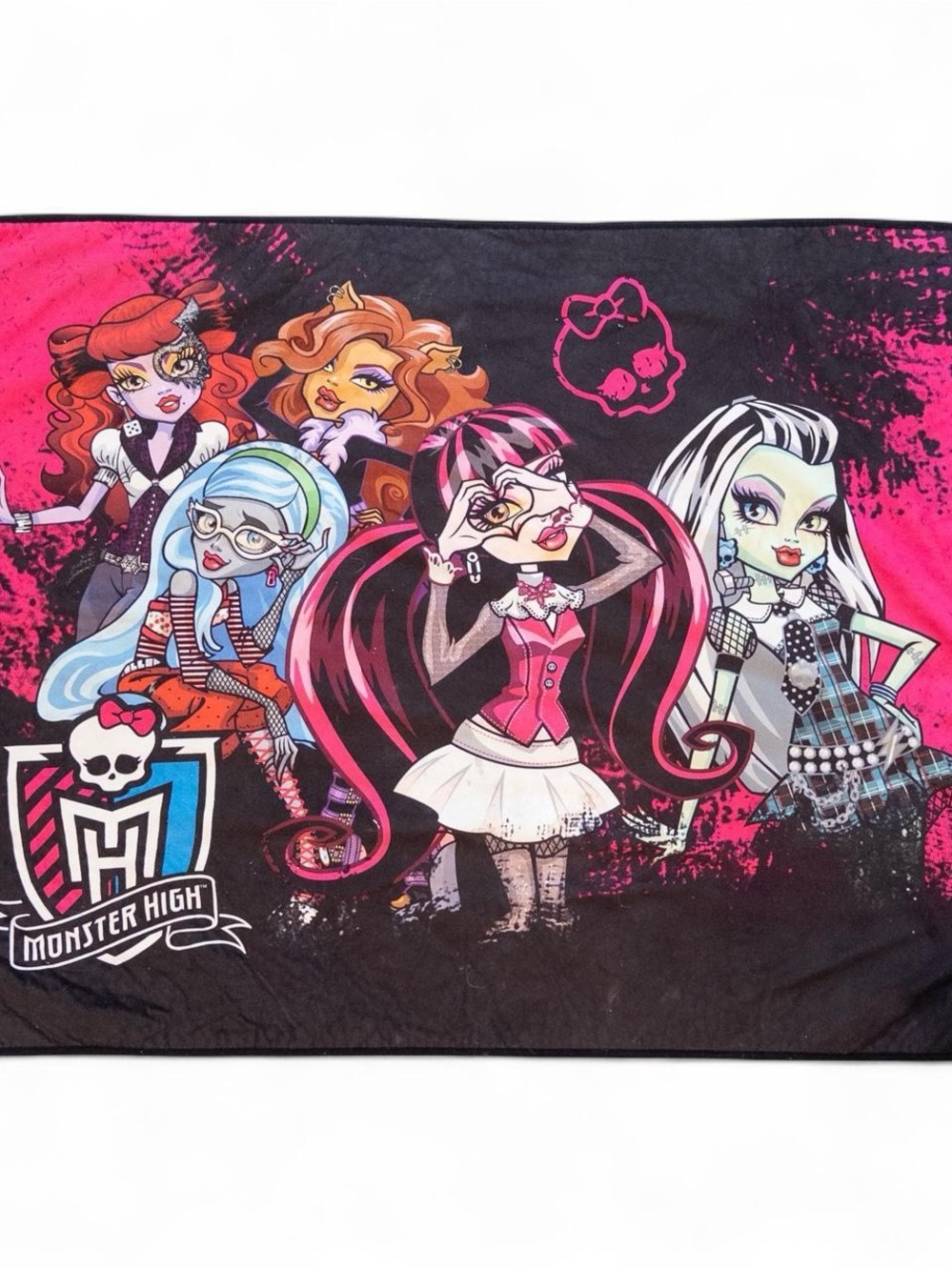 Monster High Fleece Throw Rug – Ghoulfriends 2013 Mattel